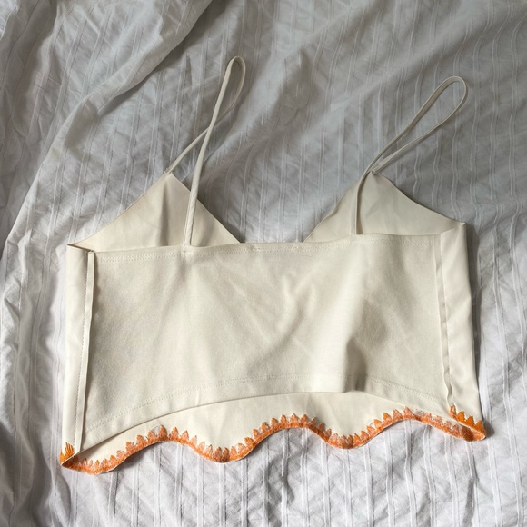 Zara Faux leather top - Picture 2 of 2